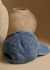 Stone Washed Denim Cap, Sky Blue, large