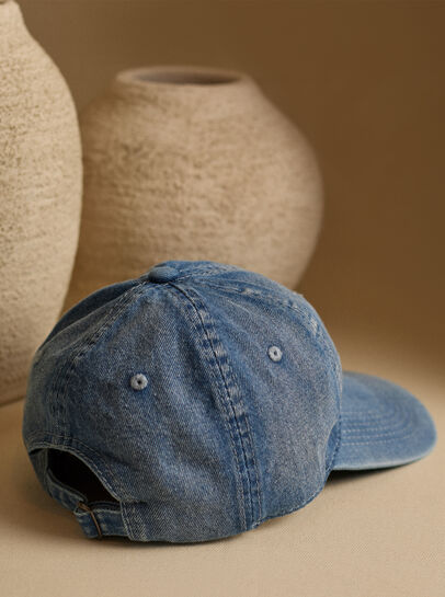 Stone Washed Denim Cap