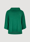 Soft Touch Cowl Neck Top, Green, large