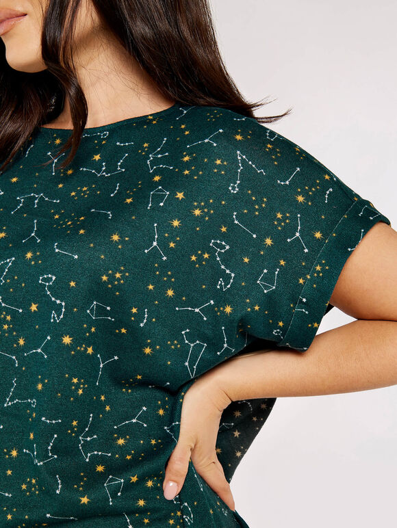Curve Constellation Top, Green, large