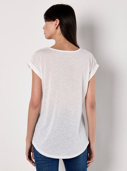 Heart Print Graphic T-Shirt