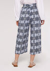 Ikat tile culotte, Navy, large