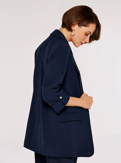 Turn up Sleeve Blazer