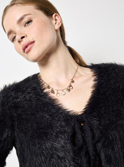 Fluffy Cropped Bolero