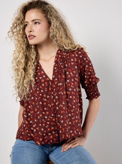 Ditsy Floral Blouse