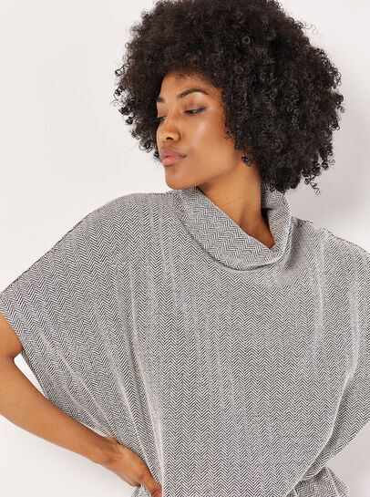 Batwing Chevron Knitted Top