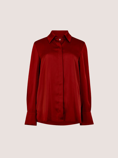 Oversized Satin Shirt