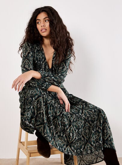 Smock Waist Tiered Dress