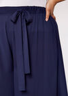 High Waisted Palazzo Trouser, Navy, large