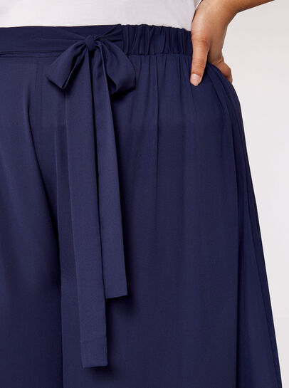 High Waisted Palazzo Trouser