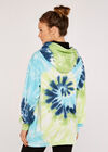 Tie Dye Hoodie, Green, large