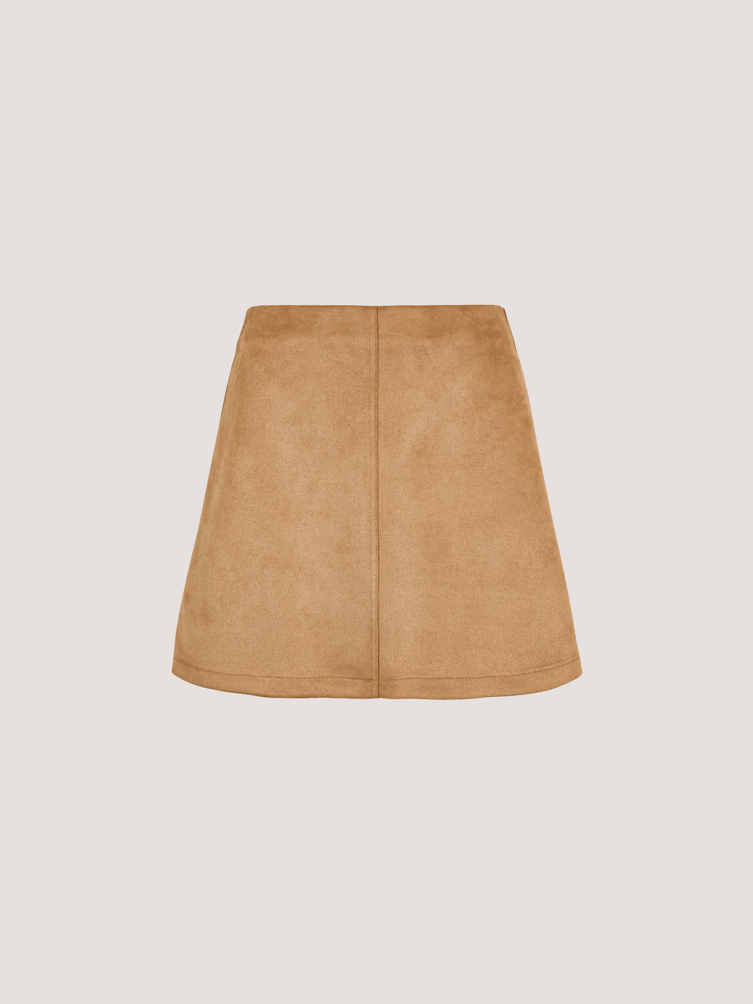 Suedette A-Line Mini Skirt | Apricot Clothing