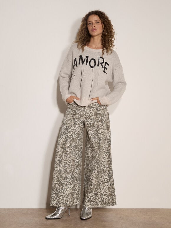 Soft Amore Jumper, Stone, large