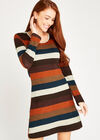 Stripe Long Sleeve Tunic, Green, large