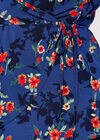 Curve Wrap Top, Blue, large