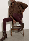 Sienna Skinny Fit Jeans, Burgundy, large