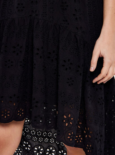 Broderie Anglaise Mini Dress
