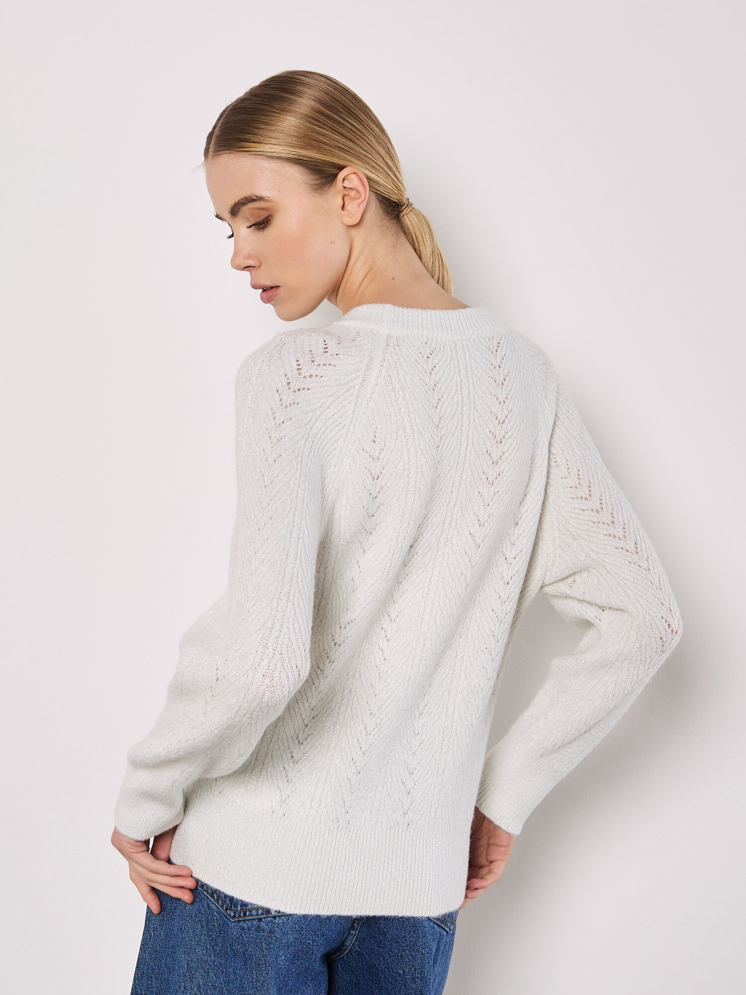 Shimmer jumper top