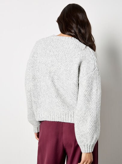 Chunky Cable Knit Crop Jumper