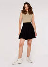 Roll Neck Knitted TankTop, Stone, large