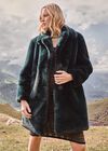 Oversized Supersoft Furcoat, Green, large