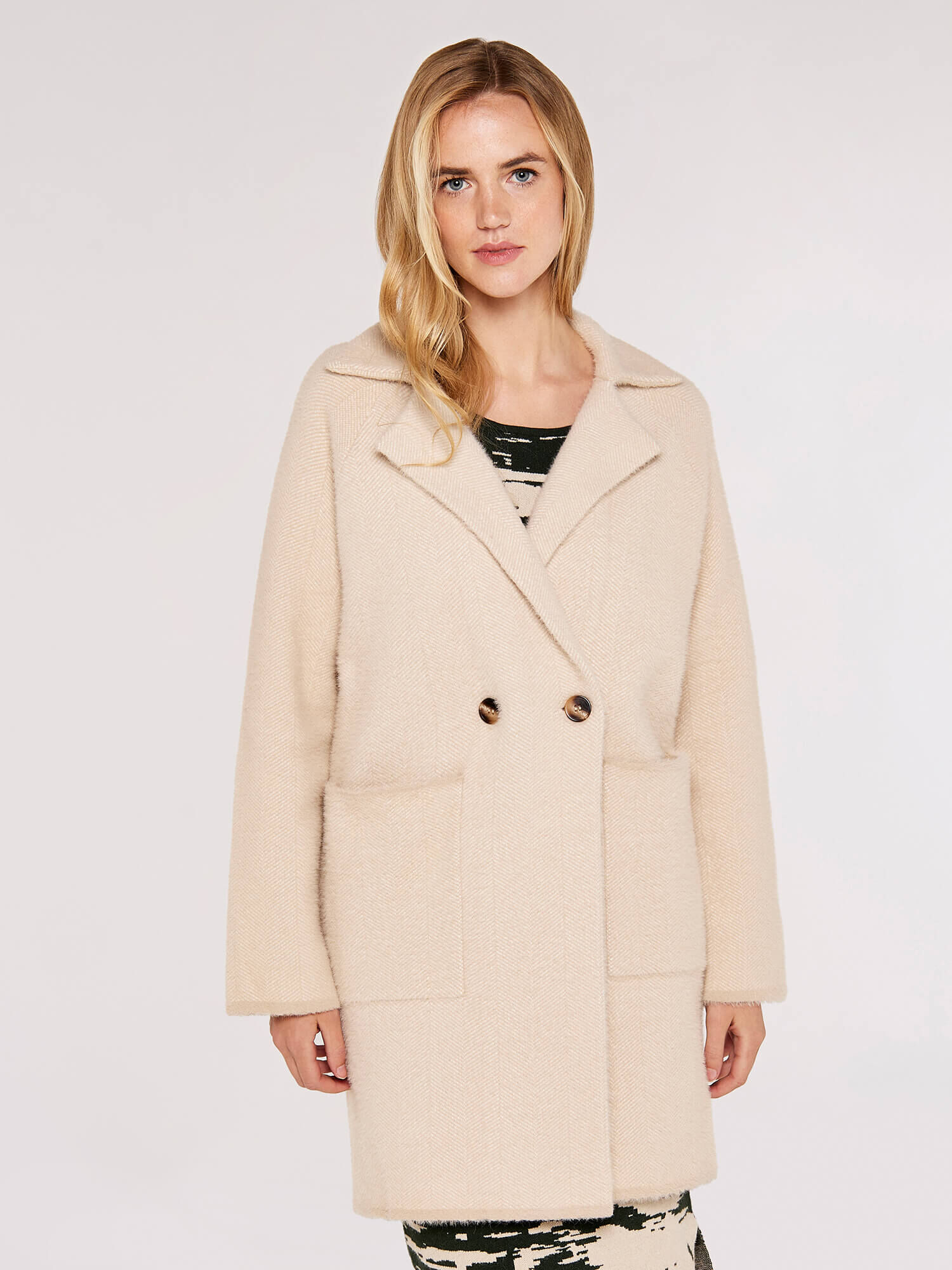 Ladies beige coatigan hot sale