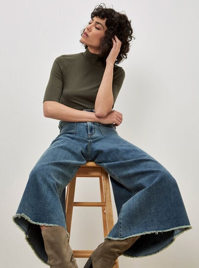 Giana High Waist Palazzo Jeans