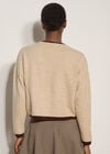 Soft Layered Look Jumper, Stone, large