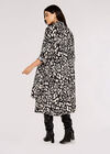 Curve Cheetah Shirt Dress, Stone, large