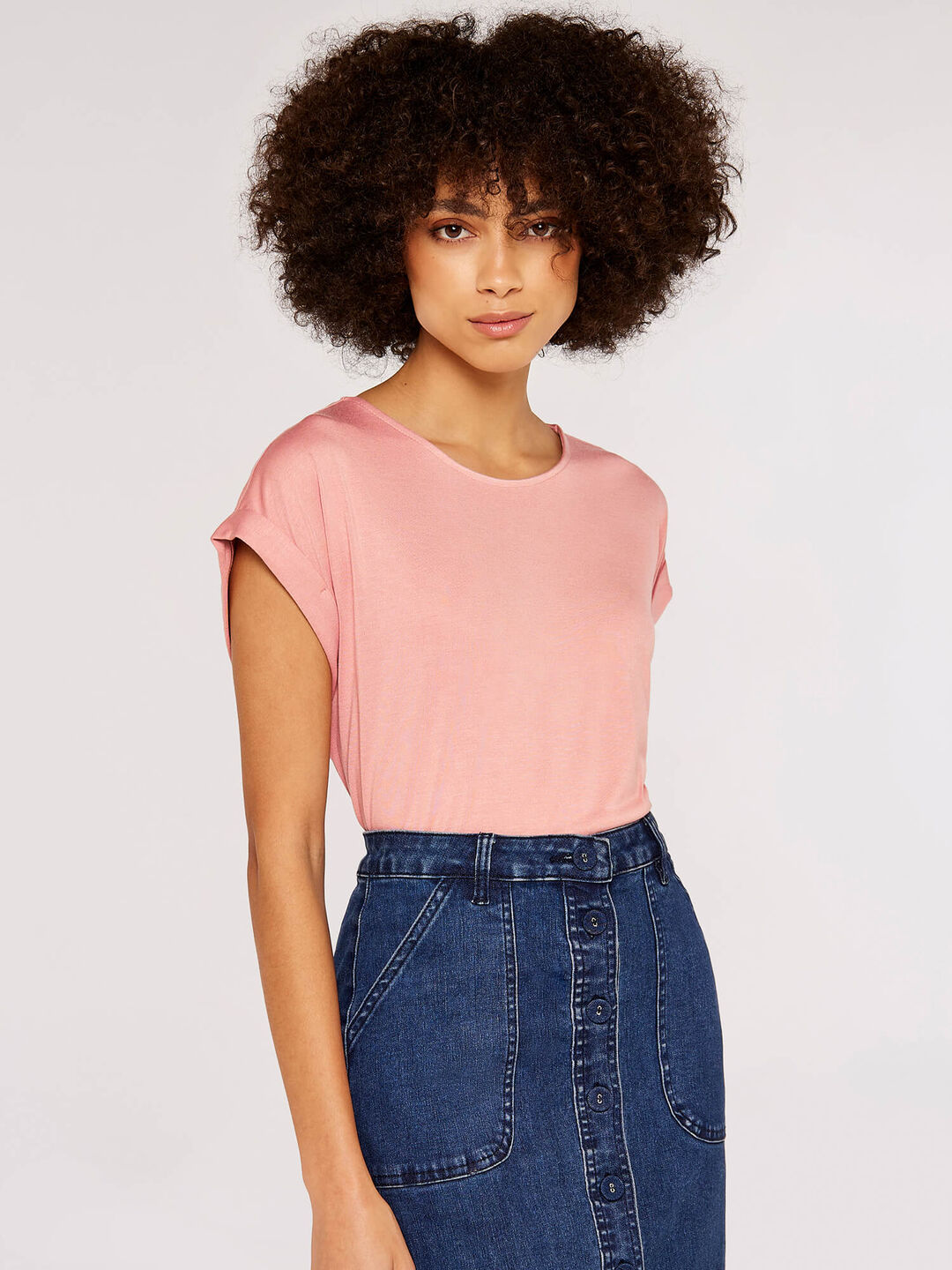 Curved Hem Tee