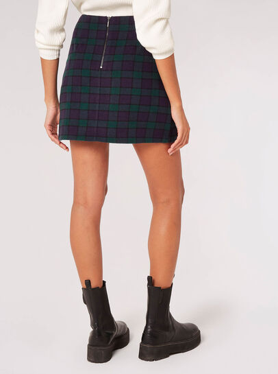 Plaid Mini Skirt