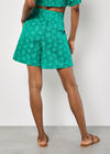 Daisy Mesh Shorts, Green, large