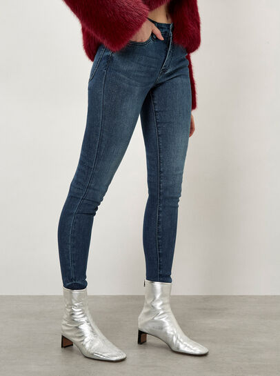Sienna Glitter Sparkle Skinny Jeans