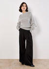 Twist Cable Knit Jumper, Light Grey / Silver, large