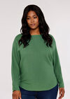 Curve Batwing Jumper, Teal, large