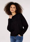 Star Heatsealed Jumper, Black, large