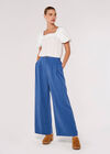 Palazzo Trousers, Blue, large