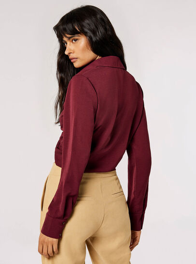 Waist Tie Cropped Top