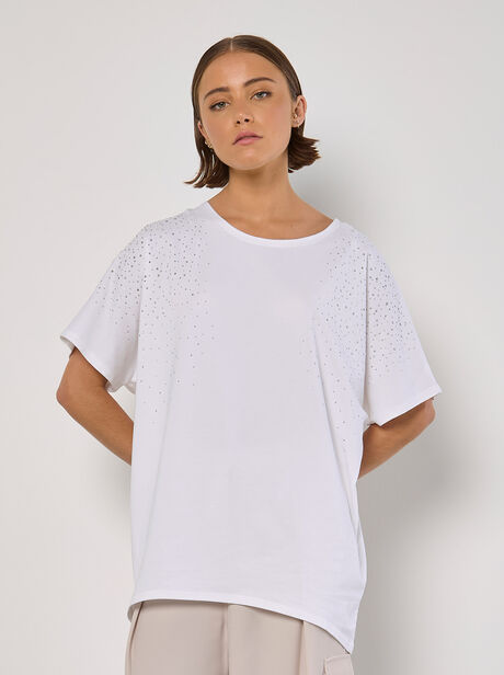 Sparkle Stud Oversized T-Shirt