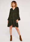 Leopard Print Dress, Khaki, large