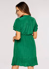 Self Check Mini Dress, Green, large