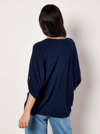 Soft Touch Oversized Batwing Top