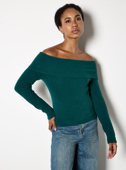 Fluffy Bardot Jumper
