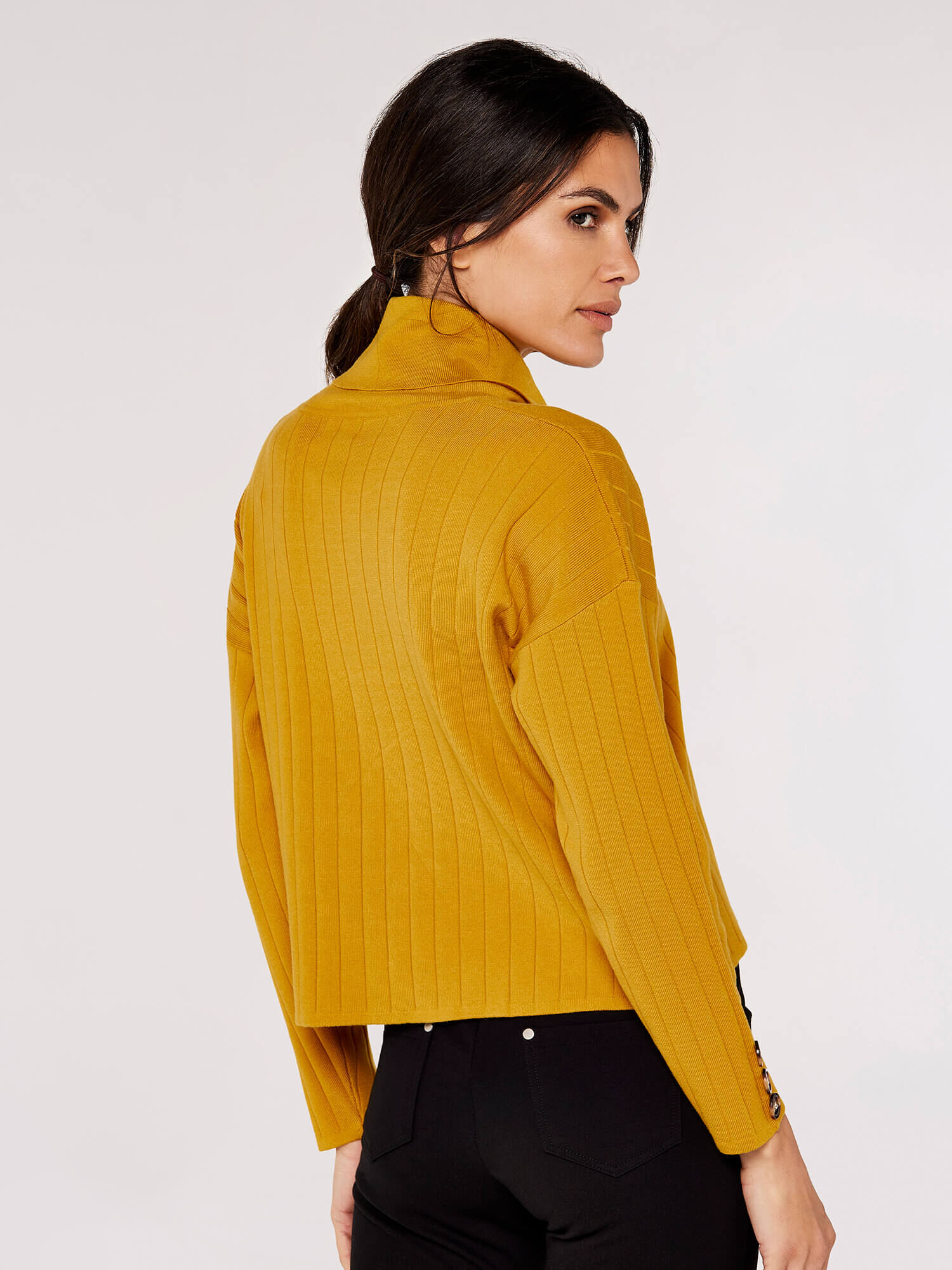 Mustard cowl hotsell neck jumper