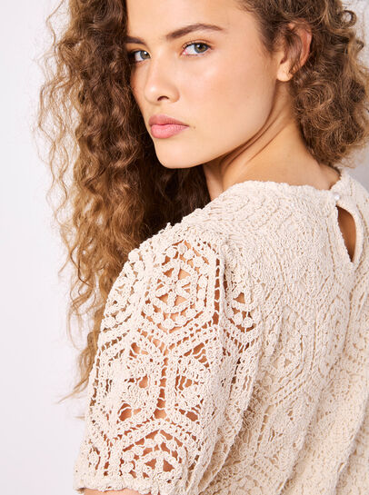 Crochet Hexagons T-Shirt