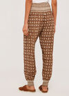 Batik Ankle Cuff Jogger, Rust, large