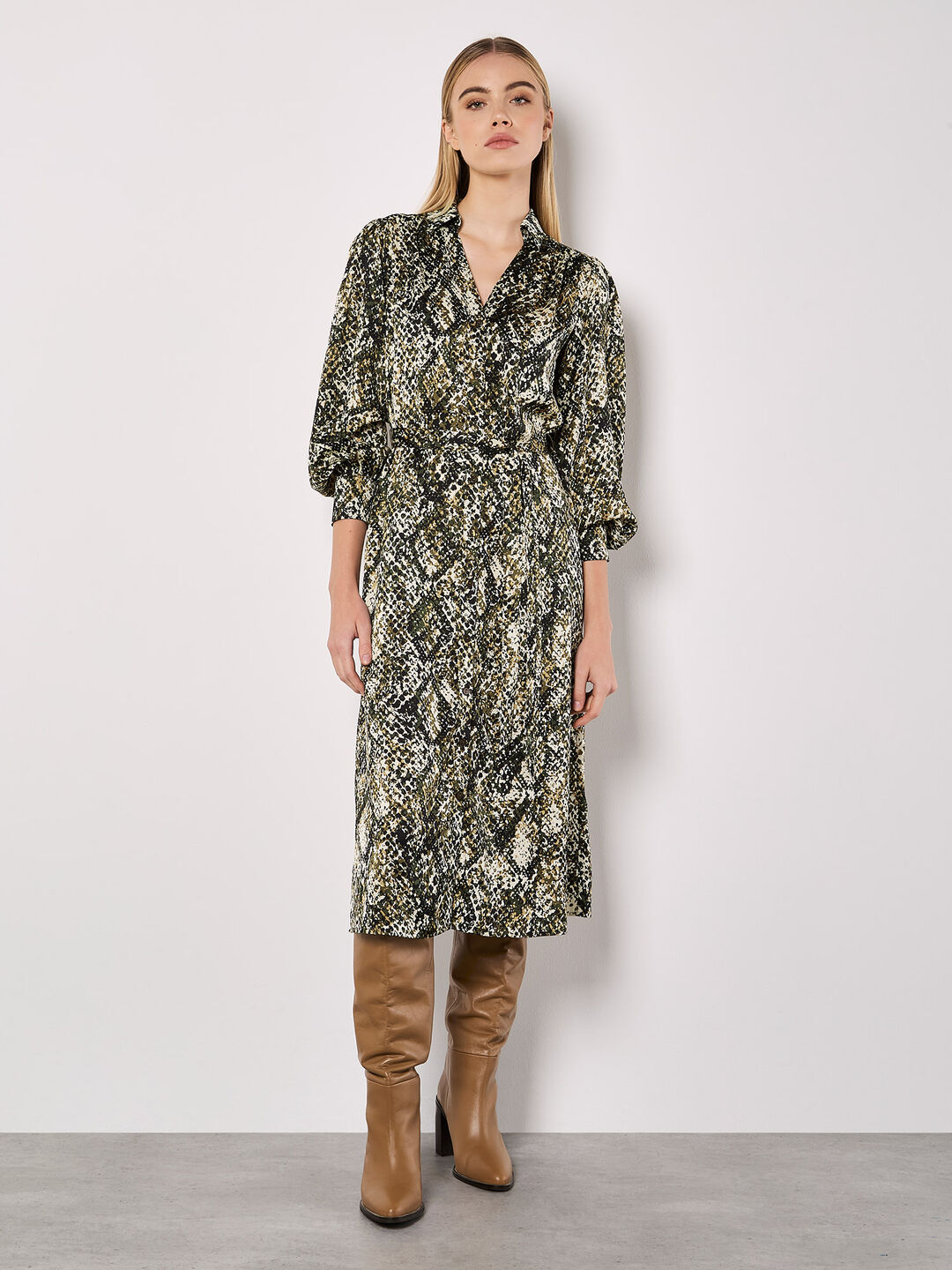 Vestido Camisero Mujer Verano Vestido Lauren Mujer Snakeskin-Print