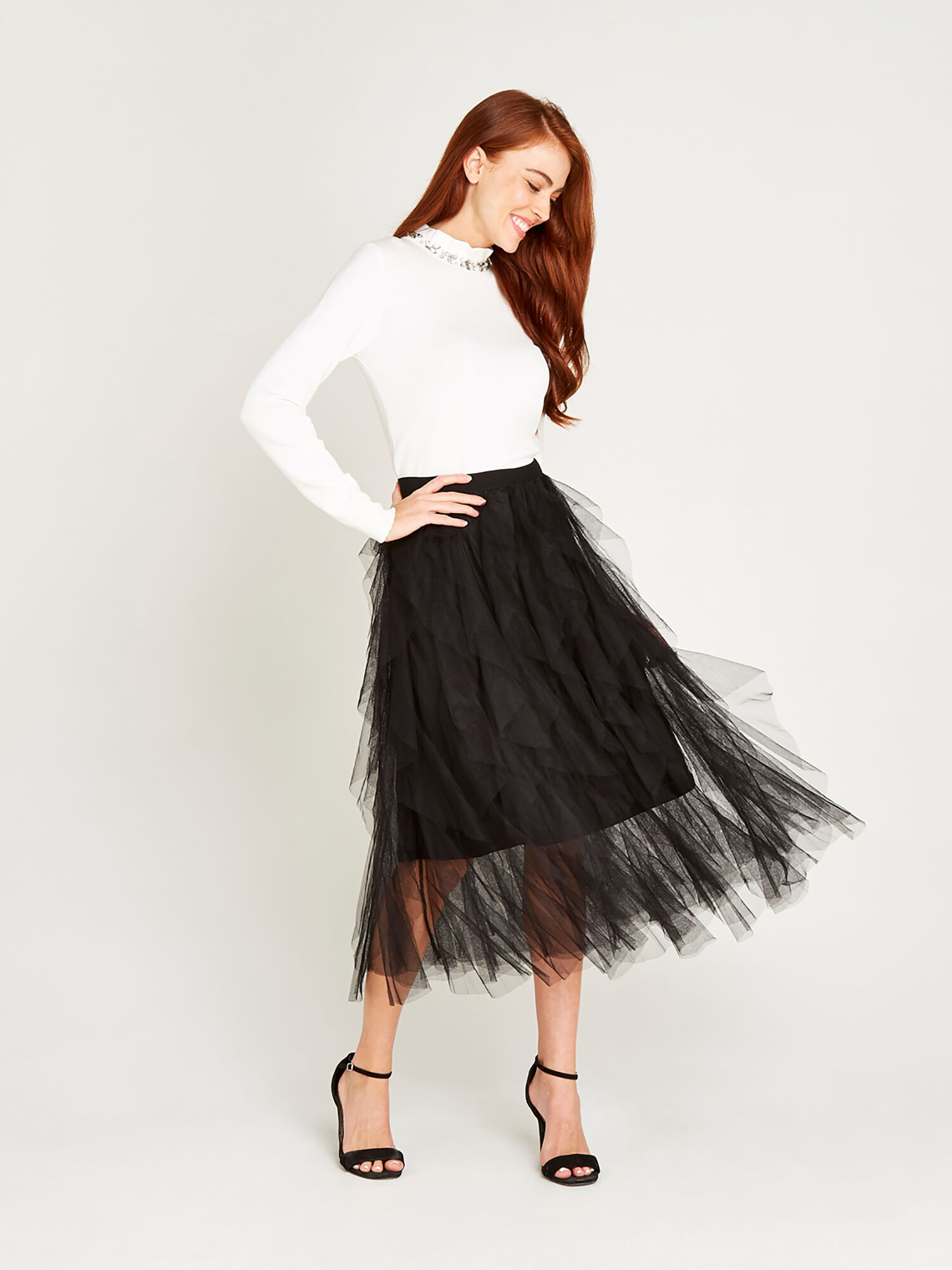 Black layered tutu fairy skirt shop