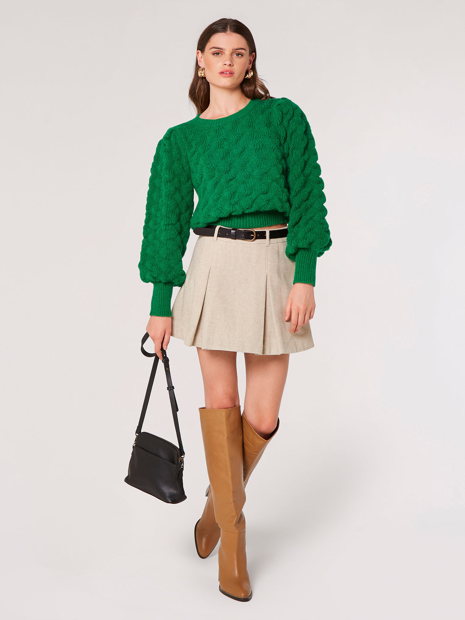 Bubble Knit Jumper | Apricot Clothing