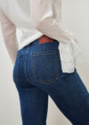 Luci Flare Dark Wash Jeans, Blue, large